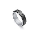 Anillo Magnum Viceroy 75327A02410 Hombre Acero con baño IP Negro