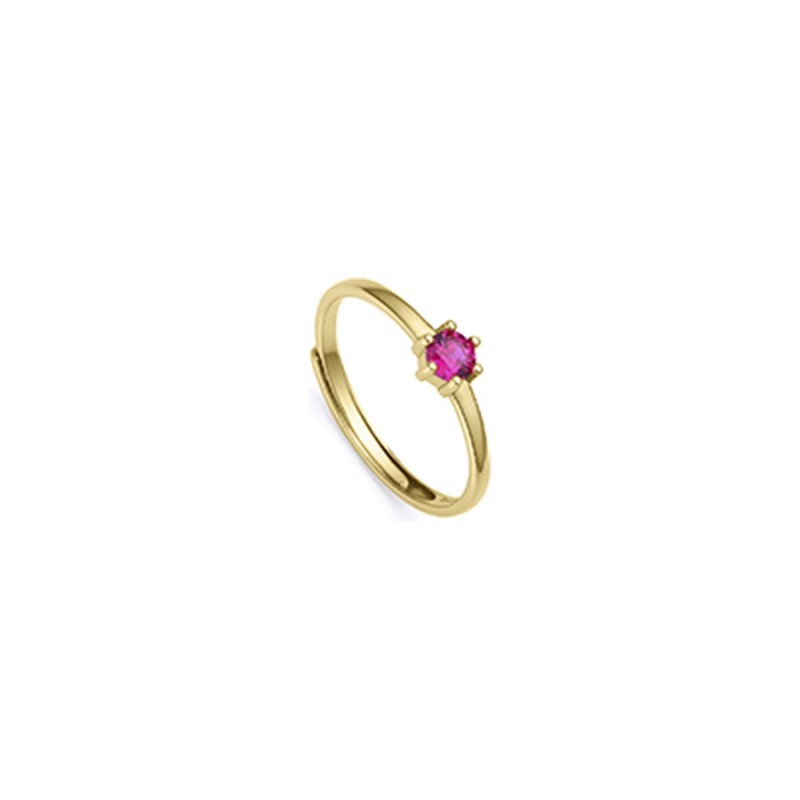 Anillo Viceroy 9115A015-39 Plata de Ley bañada en oro Mujer