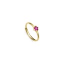 Anel Viceroy 9115A015-39 Mulher Prata de Lei com banho de ouro
