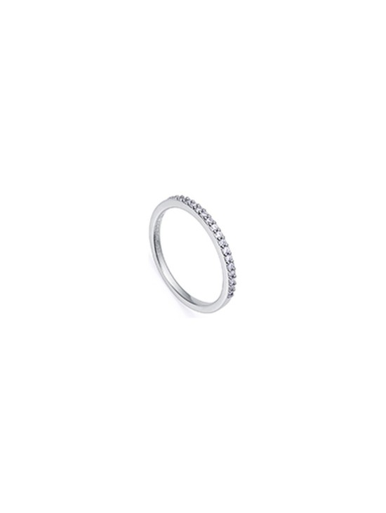 Viceroy 9118A010-30 Sterling Silver Rhodium Plated Ring for Women