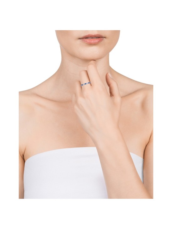 Anillo Jwls 9121A013-33 Plata de Ley con baño de rodio para mujer