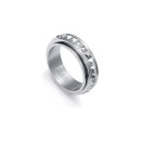 Viceroy Ring 14115A02600 Men Silver-Plated Steel with Glossy Finish