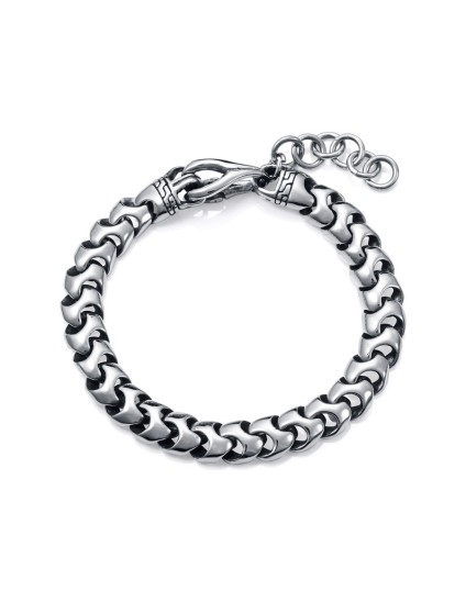 Pulsera FN 14116P01000 Hombre acero plateado reversible brillo