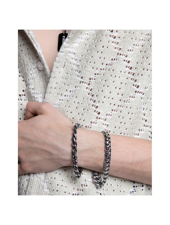Pulseira FN 14116P01000 Homem Aço Prateado Reversível Brilhante
