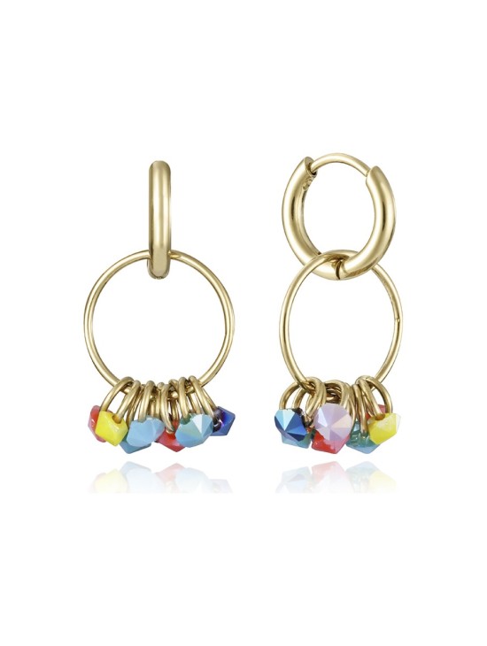Pendientes Viceroy 14156E01019 Mujer Acero Baño IP dorado