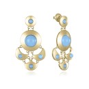 Brincos Viceroy Fashion 14159E01013 Mulher Aço com banho IP dourado
