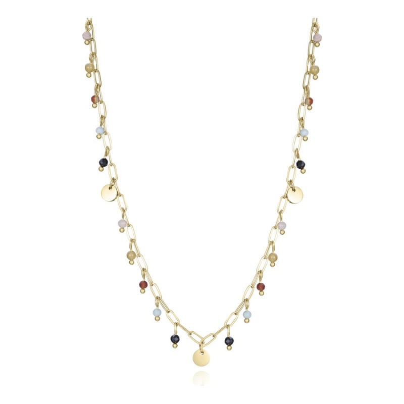 Collar Viceroy 14166C01019 Mujer Acero dorado con piedras naturales