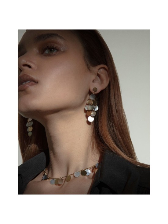 Pendientes Viceroy Fashion 14182E01012 Mujer acero baño dorado