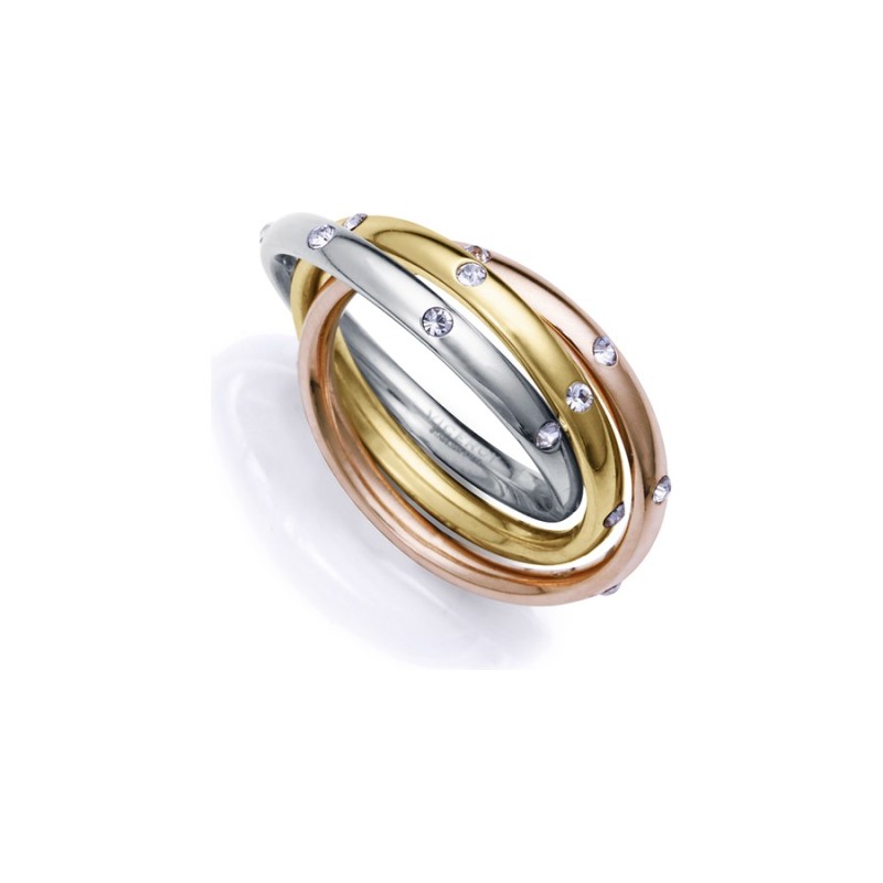 Anillo Viceroy Fashion 14192A01619 Mujer Acero tres tonos