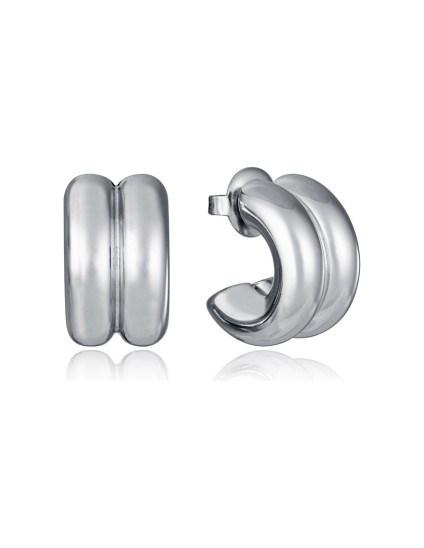 Pendientes Viceroy 14195E01000 Mujer Acero Plateado Brillo