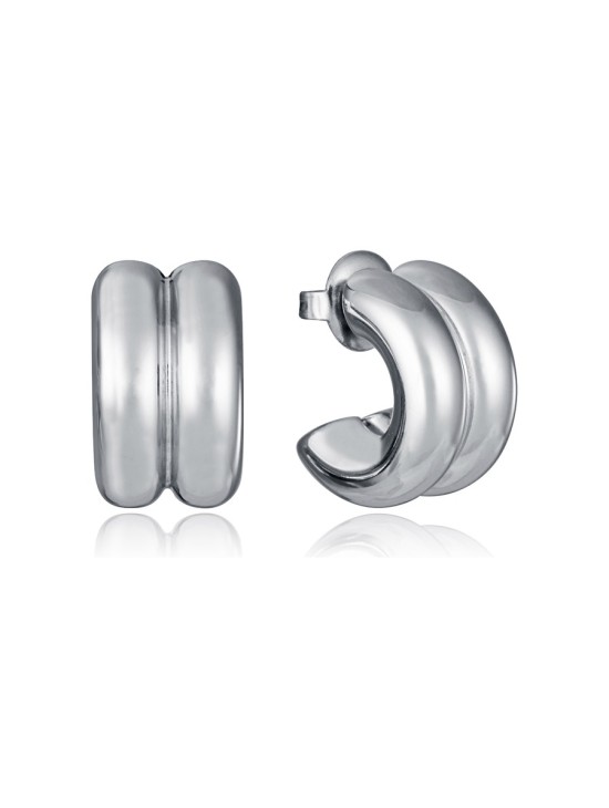 Pendientes Viceroy 14195E01000 Mujer Acero Plateado Brillo