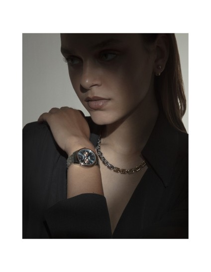 Colar Fn 14197C01019 Mulher Aço Bicolor Elegante e Moderno
