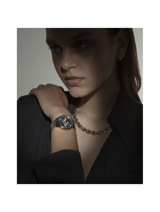 Collar Fn 14197C01019 Mujer acero bicolor elegante y moderno