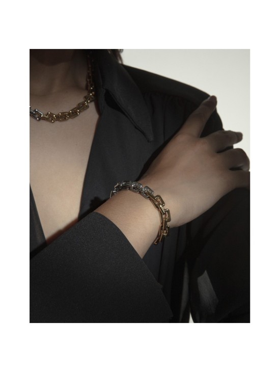 Pulsera Viceroy 14197P01019 Mujer Acero con baño IP dorado bicolor