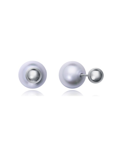 Pendientes Viceroy 14202E01000 Mujer Acero plateado y perla sintética
