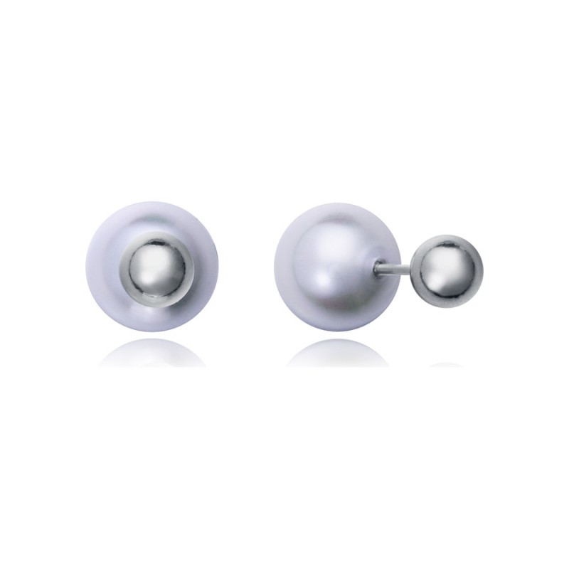 Pendientes Viceroy 14202E01000 Mujer Acero plateado y perla sintética