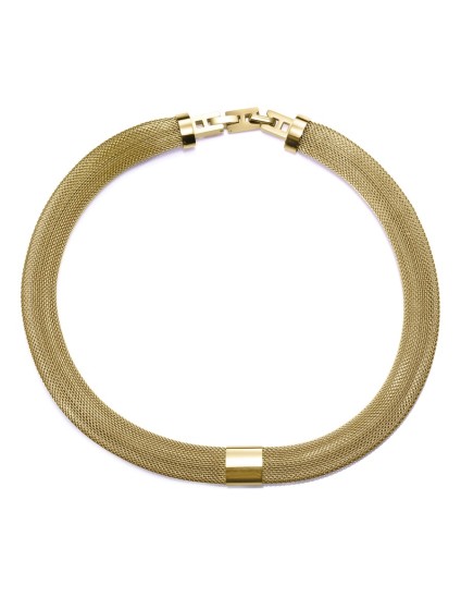 Collar Viceroy Fashion 14204C01012 Acero baño dorado 42 cm choker