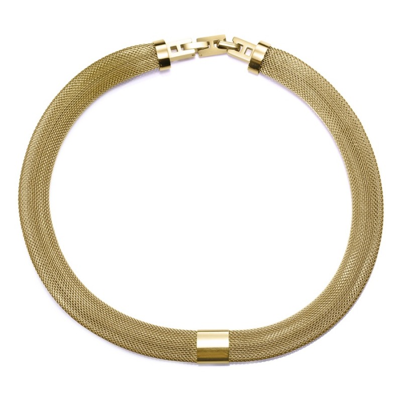 Collar Viceroy Fashion 14204C01012 Acero baño dorado 42 cm choker