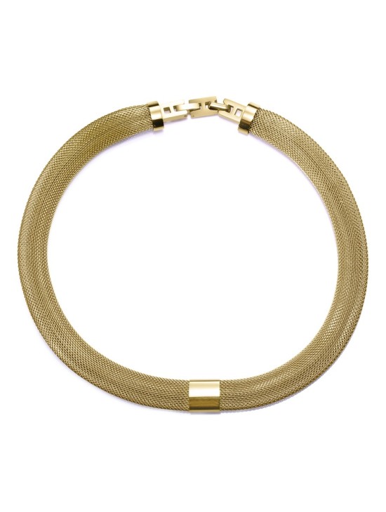 Collar Viceroy Fashion 14204C01012 Acero baño dorado 42 cm choker