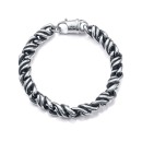 Pulsera Sr Fn 14136P01000 Hombre Acero con Acabado Envejecido