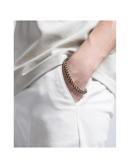 Pulsera Viceroy 14137P01012 Hombre acero con baño de latón envejecido