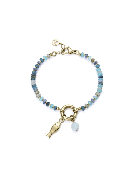 Viceroy 14152P01019 Women's Bracelet Gold IP Steel with Natural Sto