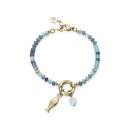 Pulseira Viceroy 14152P01019 Mulher Aço IP Dourado com Pedras Naturais