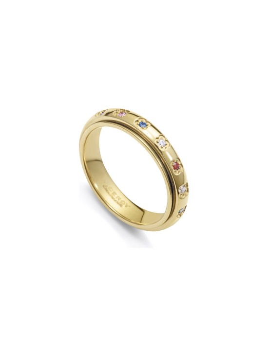 Viceroy 14154A01219 Women's Gold IP Steel Ring