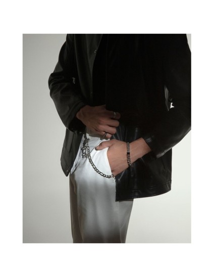 Cadeia Carteira Sr Fashion 14225B01000 Homem Aço Prateado