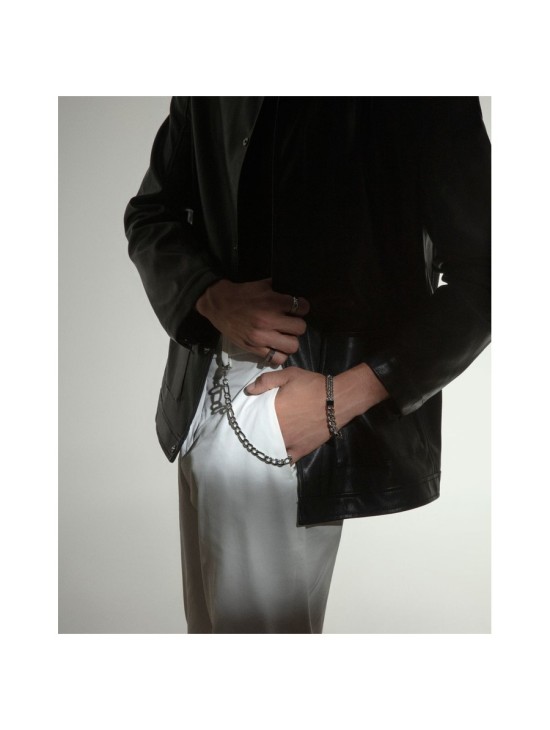 Cadena Cartera Sr Fashion 14225B01000 hombre acero plateado