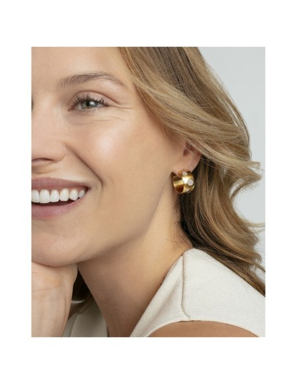 Viceroy Fashion 14272E01012 Gold IP Steel Earrings for Women