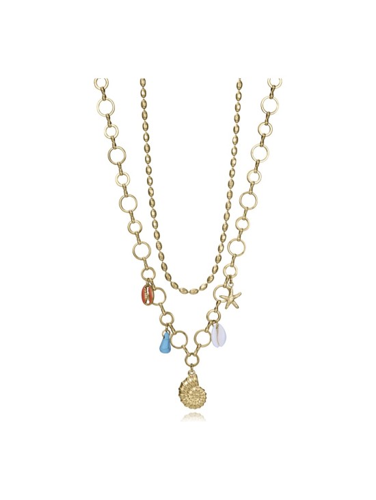 Collar Viceroy Fashion 14273C01012 Mujer Acero IP Dorado