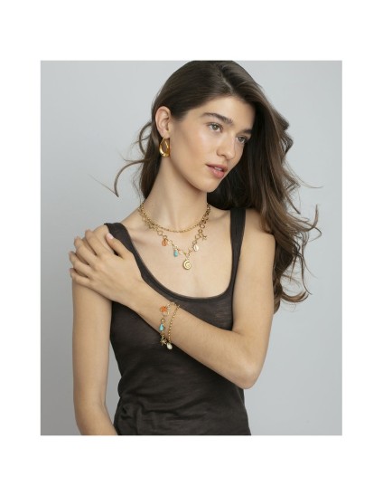 Colar Viceroy Fashion 14273C01012 Mulher Aço IP Dourado