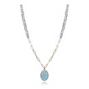 Collar Sra Fashion 14278C01014 Mujer Acero con baño IP dorado
