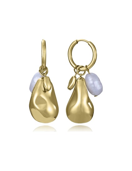 Pendientes Viceroy Fashion 14284E01012 Mujer Acero IP Dorado Perla