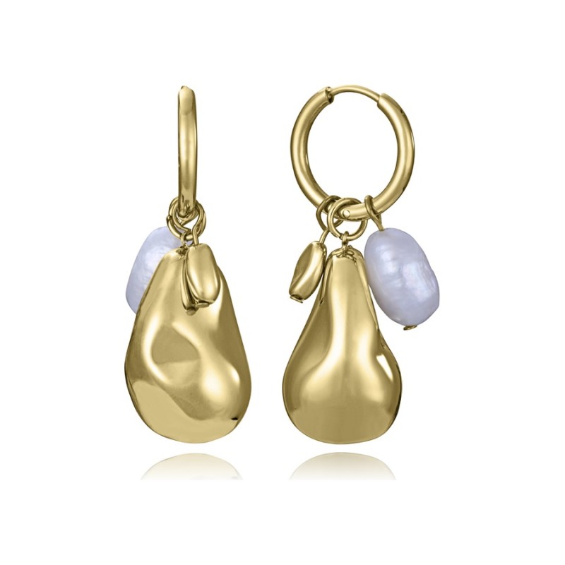 Brincos Viceroy Fashion 14284E01012 Mulher Aço IP Dourado Pérola