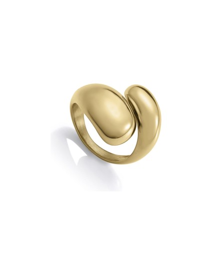 Anillo Viceroy 14292A01412 Mujer acero IP dorado volumen abierto