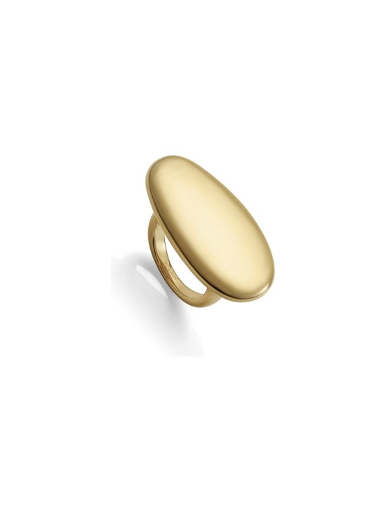 Anel Viceroy 14293A01812 Mulher Aço com Banho IP Dourado
