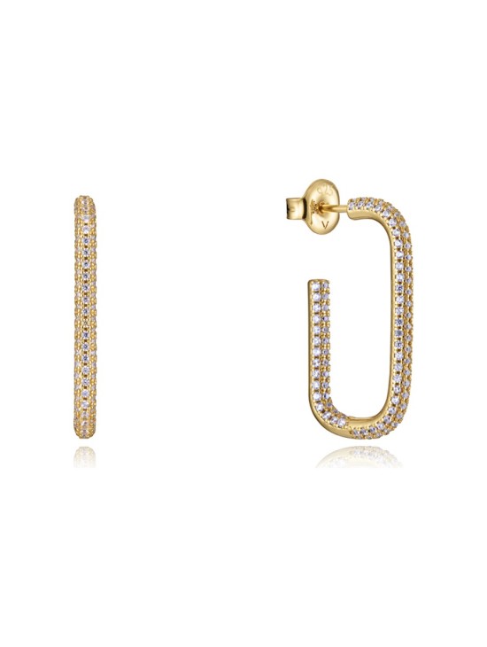Pendientes Viceroy Elegant 13077E100-30 Mujer Plata de Ley baño oro
