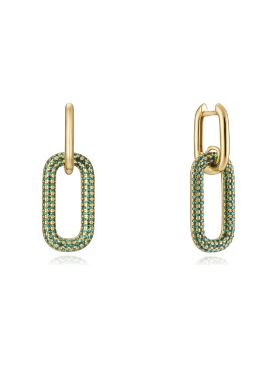 Pendientes Viceroy 13078E100-32 Elegant Plata con baño de oro