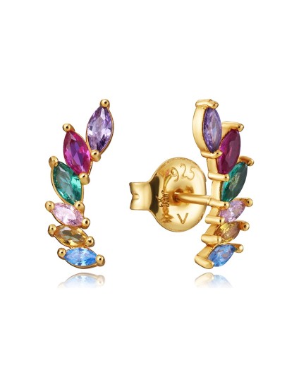 Pendientes Viceroy Trend 13081E100-39 Mujer Plata con baño de oro