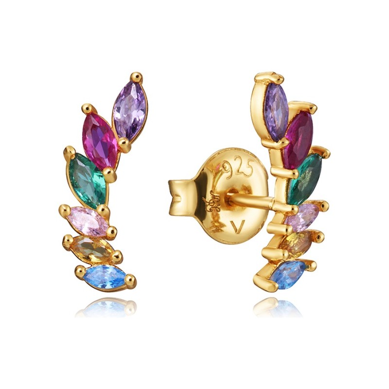 Pendientes Viceroy Trend 13081E100-39 Mujer Plata con baño de oro