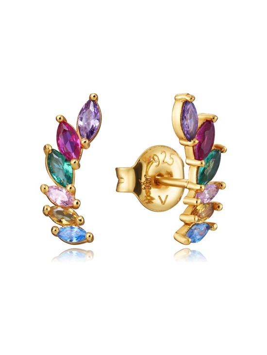 Pendientes Viceroy Trend 13081E100-39 Mujer Plata con baño de oro