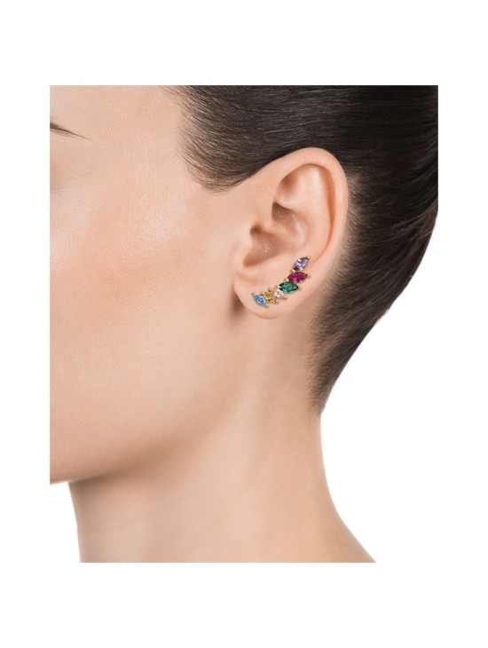 Brincos Viceroy Trend 13081E100-39 Mulher Prata com banho de ouro