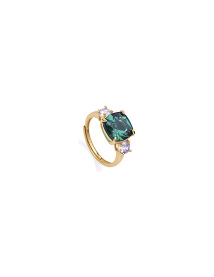 Viceroy Elegant 13099A015-59 Sterling Silver Gold-Plated Ring