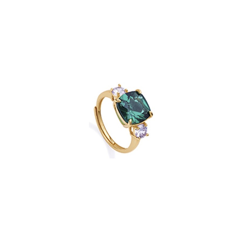 Viceroy Elegant 13099A015-59 Sterling Silver Gold-Plated Ring