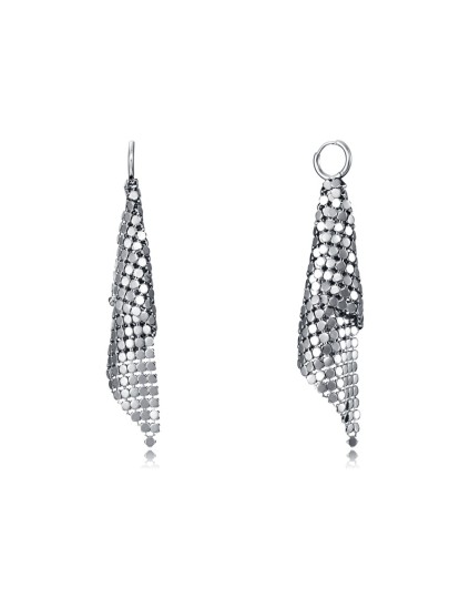 Pendientes Viceroy Chic 1337E01010 mujer acero plateado brillo esterilla