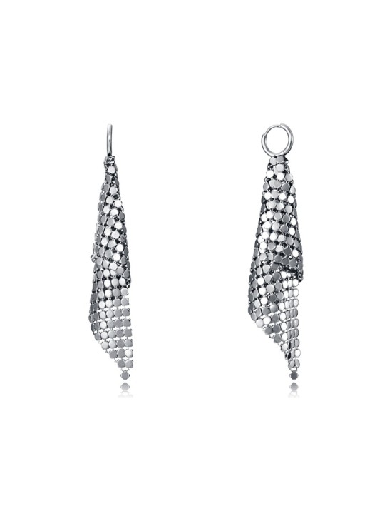 Pendientes Viceroy Chic 1337E01010 mujer acero plateado brillo esterilla