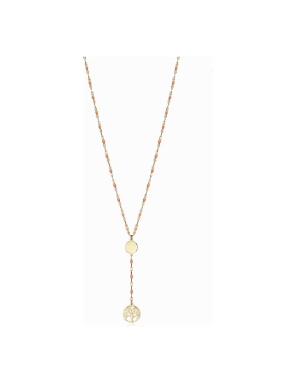 Collar Viceroy Fashion 1390C01012 Acero IP dorado con esmalte mujer