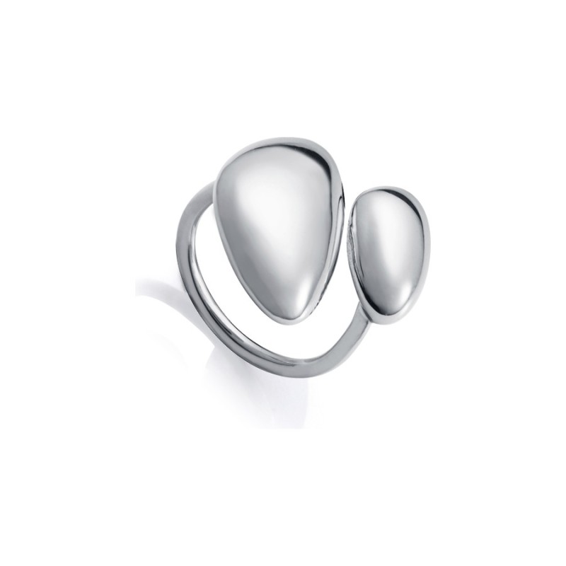 Anillo Viceroy 14296A01800 Mujer Acero Plateado Abierto